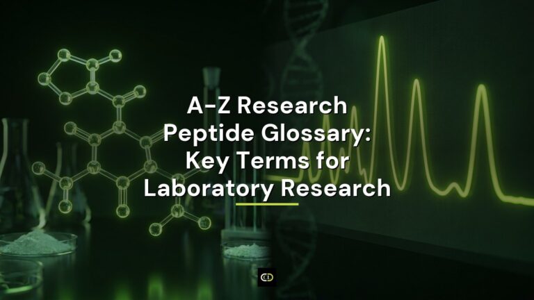 A-Z Research Peptide Glossary: Key Terms for Laboratory Research